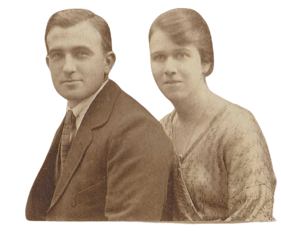 Husband And Wife Vintage Photo