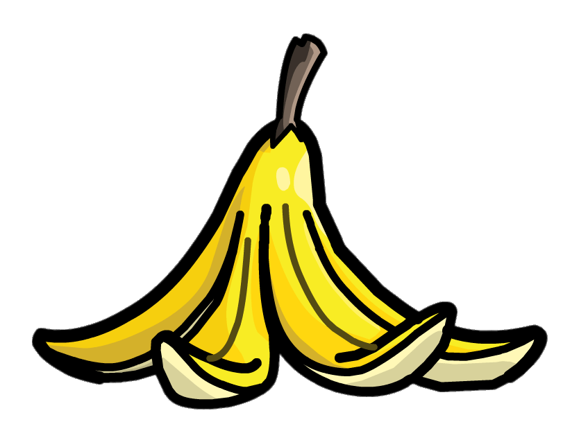 Banana Peel Clipart