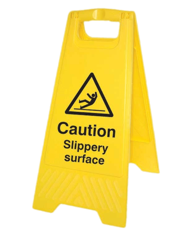 Caution Slippery Surface Board