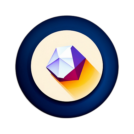 Games - Simulation, Minimalist App Icon - Circle Icon Bevel Border