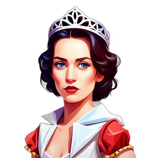 Snow White, Fairytale Character - Circle App Icon | Fan Art