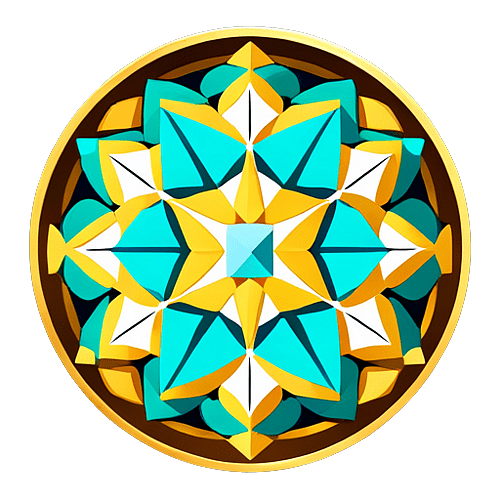 MindfulMoments Meditation App Concept Circle Icon