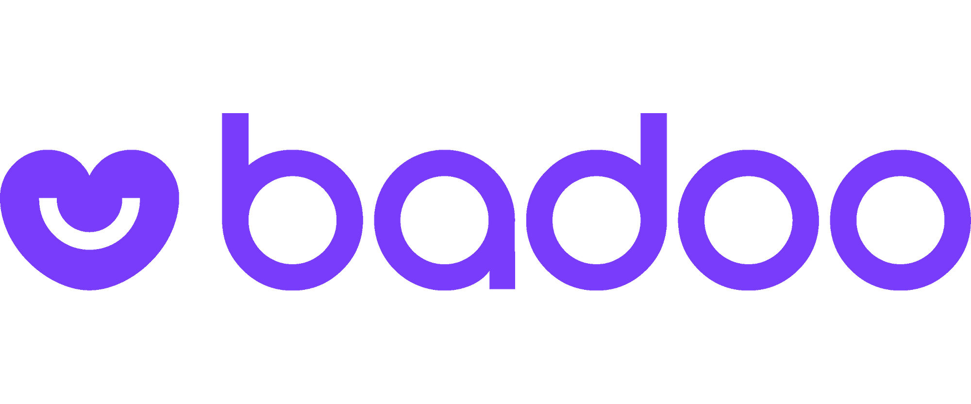 Badoo new logo purple