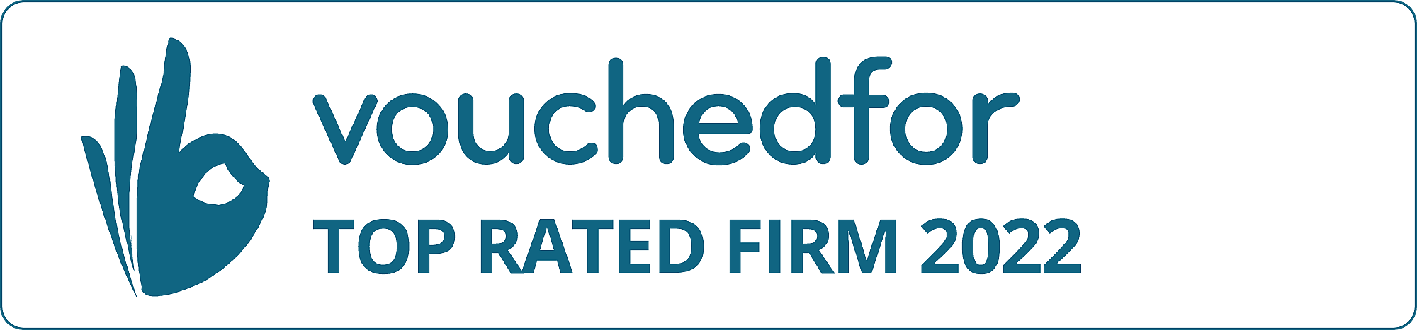 VouchedFor Top Rated Firm 2022