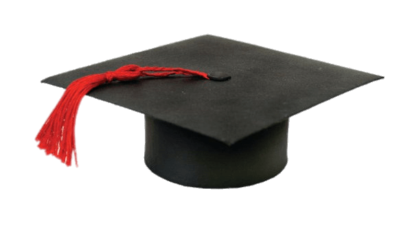 Graduation Hat With Red Tassel
