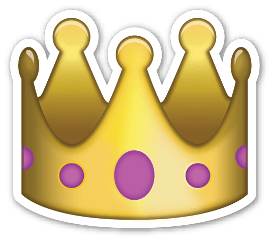 Emoji Crown Sticker