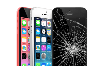 Series Of Iphones Broken Screen