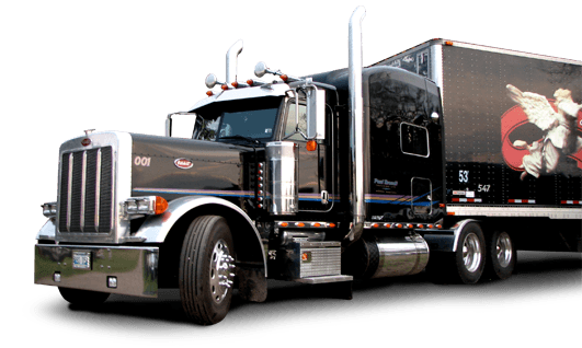 American Truck Black Sideview