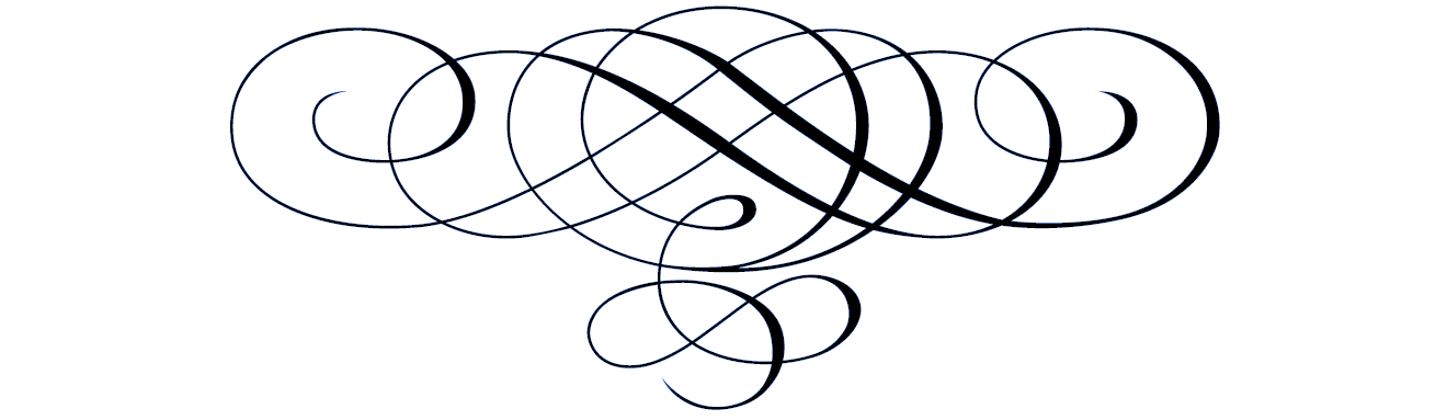 Black Arabesque Divider