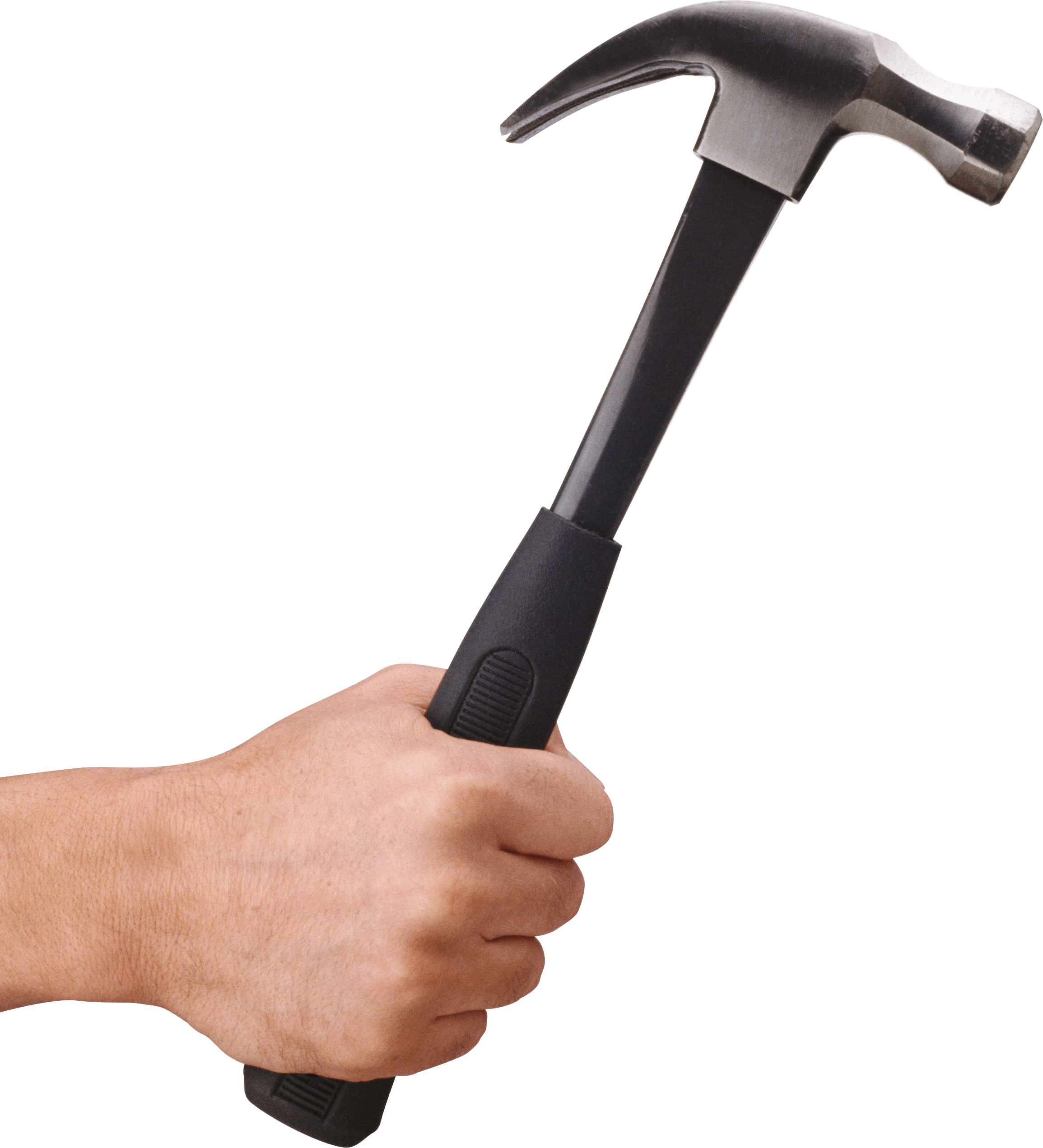 Hand Holding Hammer