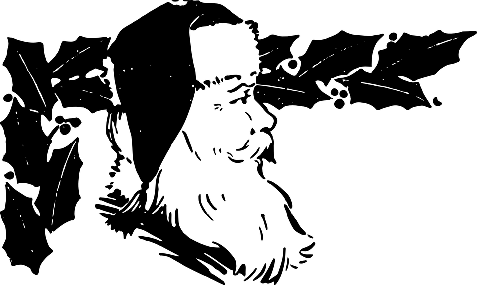 Santa Claus Frame Clipart